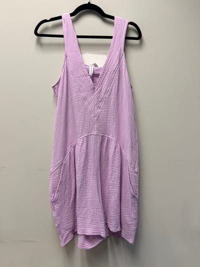 Latched Mama Outlet 7285 - Latched Mama Coastline Nursing Overalls - Final Sale - WISTERIA - Extra Small