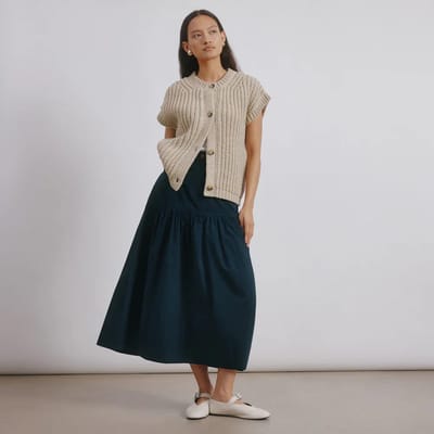 For The Creators Chunky Rib Waistcoat