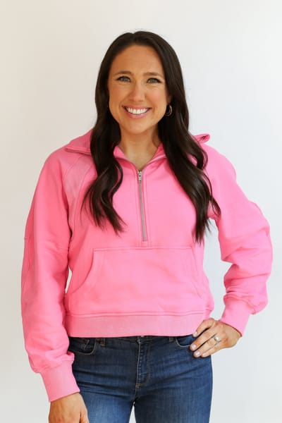 Milk & Baby Oversized Three Zip Breastfeeding Sweatshirt