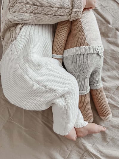 Milk & Baby Rib Detail Overalls