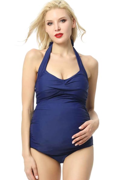 Kimi + Kai Maternity Kimi + Kai Maternity "Nancy" UPF 50+ One Piece Maternity Swimsuit