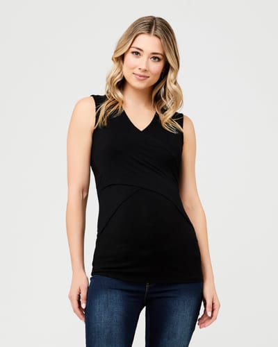 Ripe Maternity Embrace Nursing Tank Black