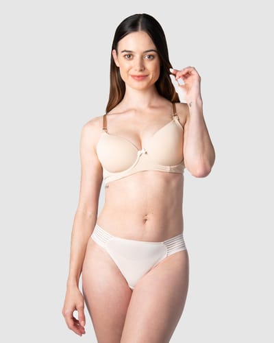 Ripe Maternity Hotmilk Lingerie Forever Yours Bra Nude