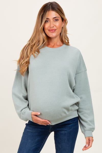 Hyfve Sage Long Sleeve Maternity Sweatshirt