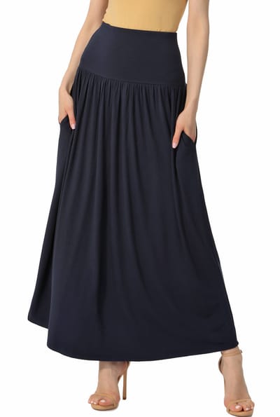 Kimi + Kai Kimi + Kai Women Tiered Maxi Skirt
