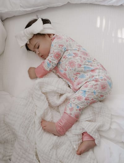 Milk & Baby Luna + Luca Wildflowers Bamboo Jumpsuit