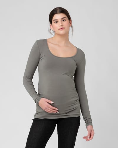 Ripe Maternity Organic Tube Top Moss