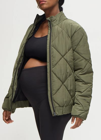 Ingrid+Isabel Grow With You Puffer Maternity Jacket