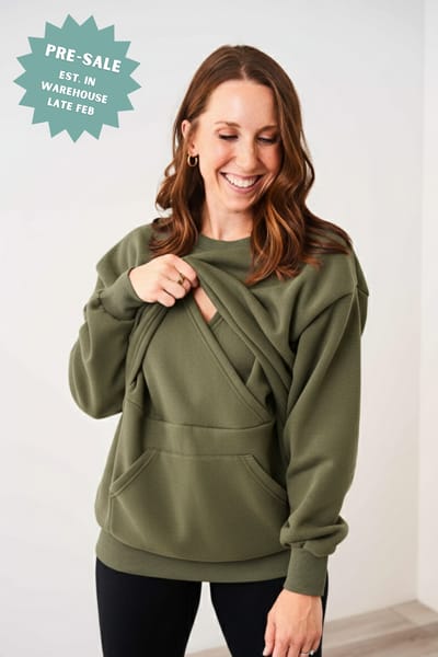Latched Mama Latched Mama 635 Snuggle-Up Nursing Pullover