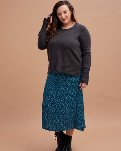 Dress Postpartum Midi Skirt - Evergreen
