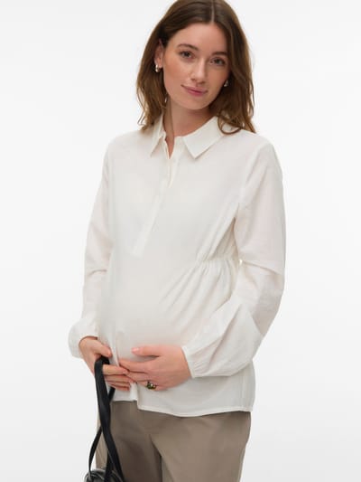 For The Creators Maternity Shirt White