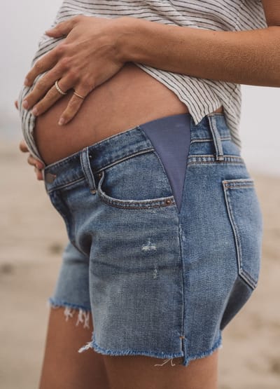 HATCH Collection The Cut Off Maternity Short