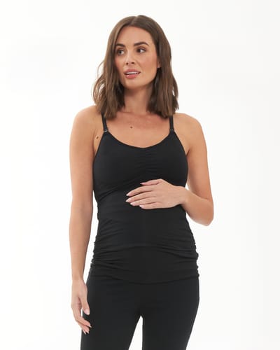 Ripe Maternity Ultimate Express Tank Black
