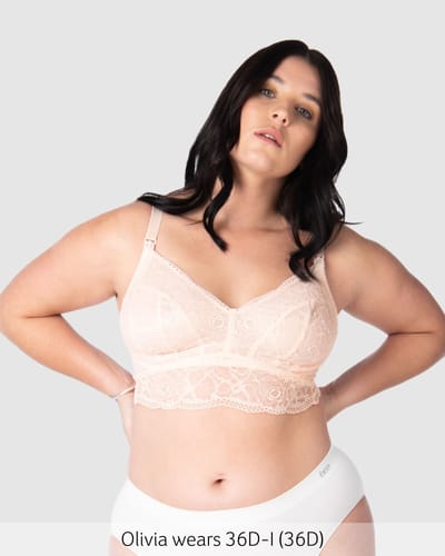 Hotmilk Lingerie Heroine Multifit Nursing Bralette - Shell