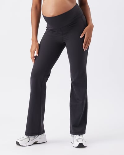 Ripe Maternity Tempo Flare Legging Black