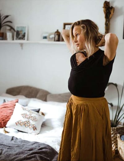 Milk & Baby Skin To Skin Kangaroo T-Shirt & Nursing Top