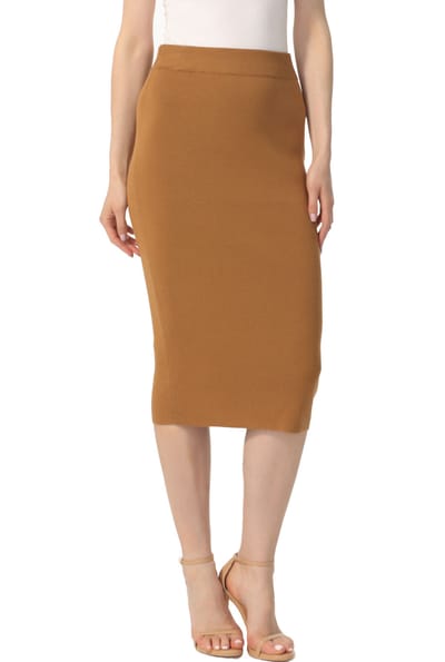 Kimi + Kai Kimi + Kai Women Knit Pencil Skirt