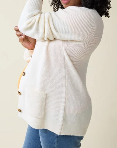 Special Addition The Hug Maternity Button Front Cardigan