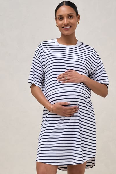 Bae the Label Night Life Nursing Tee Dress
