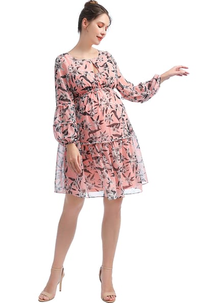 Kimi + Kai Maternity Kimi + Kai Maternity "Rosie" Babydoll Dress