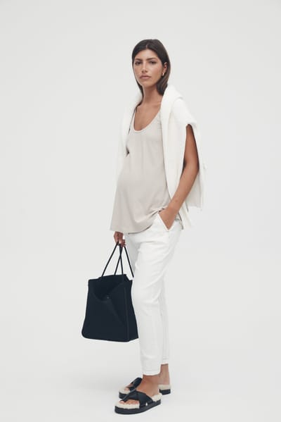 Legoe Heritage Denim Joggers (White) - FINAL SALE