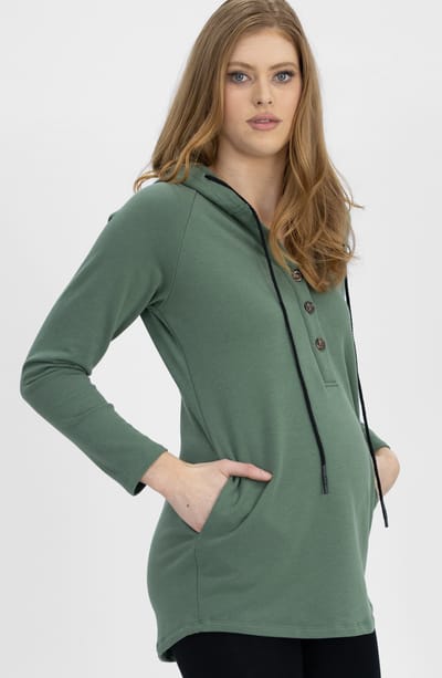 Angel Maternity Nursing Hoodie Breastfeeding Jumper Top