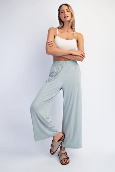 Rae Mode Mint Ankle Wide Leg Pants