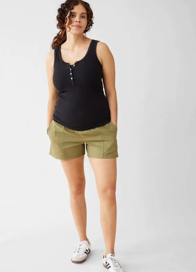 Ingrid+Isabel The Everyday Maternity Woven Short