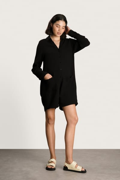 NOM Maternity Juniper Cotton Romper