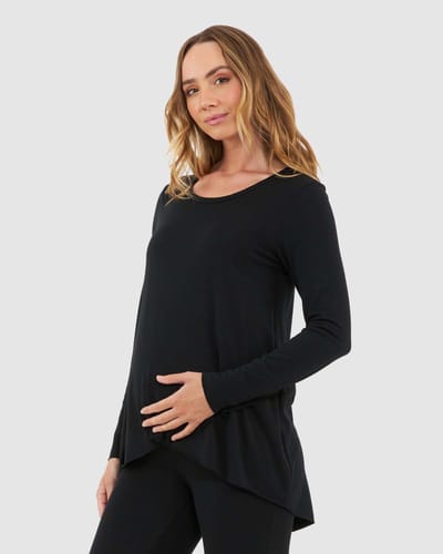 Special Addition Raw Edge Nursing Tee