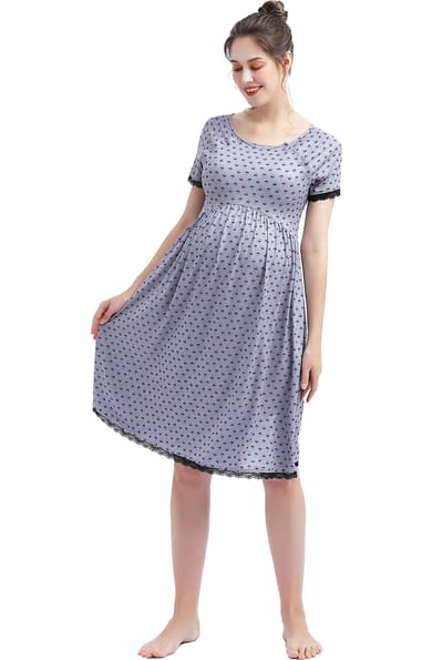 Kimi + Kai Kimi + Kai Maternity "Exa" Nursing Nightgrown