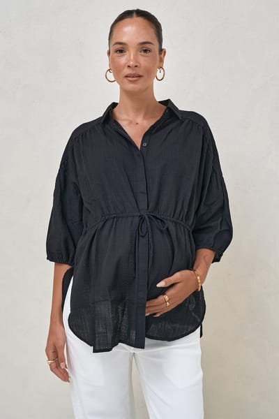 Bae the Label Soft Focus Gathered Top