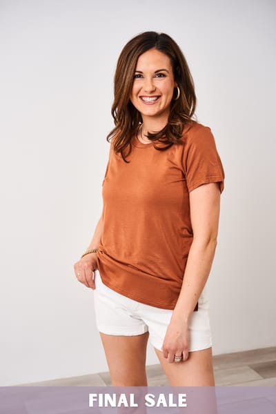 Latched Mama Latched Mama Classic Crewneck Nursing Tee - Final Sale