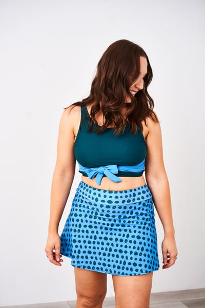 Latched Mama Latched Mama Tie Back Nursing Swim Top