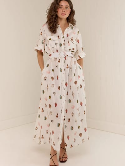 For The Creators Momento Dress in Sardinia Shell