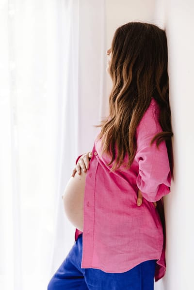 For The Creators Linen Lounge Shirt - Cerise