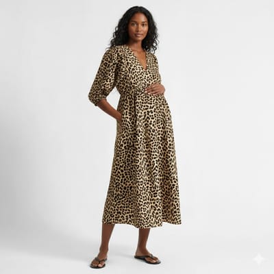 For The Creators Animal Iconic Maternity Dress