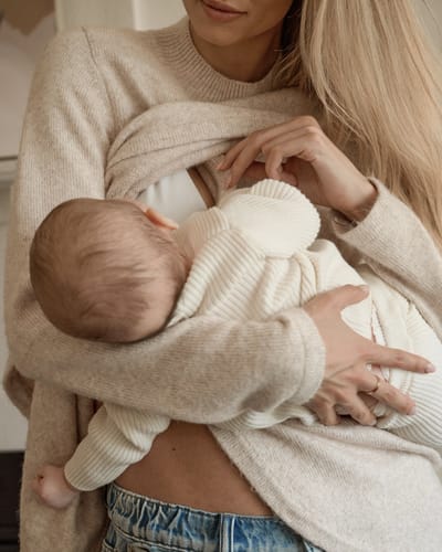 Ripe Maternity Addison Nursing Knit Mink