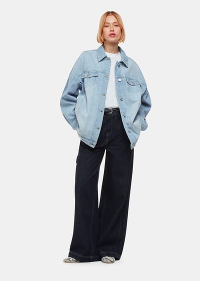 Whistles Tilly Oversized Denim Jacket