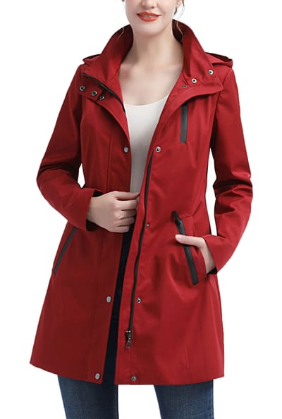 Kimi + Kai Kimi + Kai Women's "Molly" Waterproof Hooded Anorak Jacket