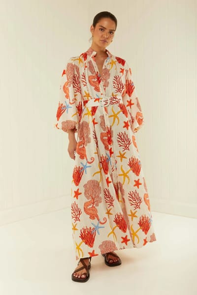 Palm Noosa Noddy Dress Coral