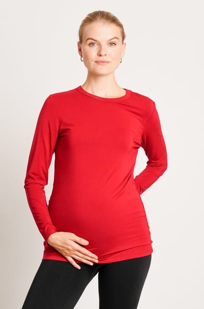 Special Addition Liv Long Sleeved Tee by NOM Maternity