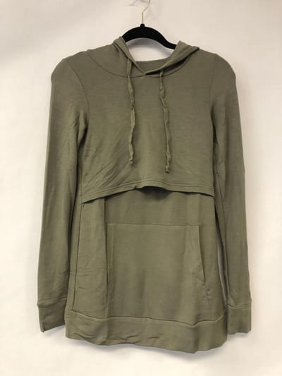 Latched Mama Outlet 6039 - Latched Mama Cloud Nursing Hoodie - Avocado - Extra Extra Small