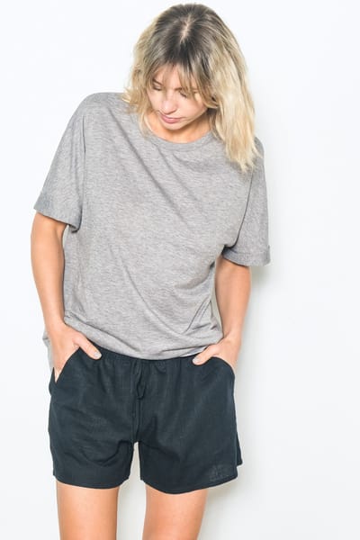 Elloh Heather Grey Relaxed Fit T-Shirt