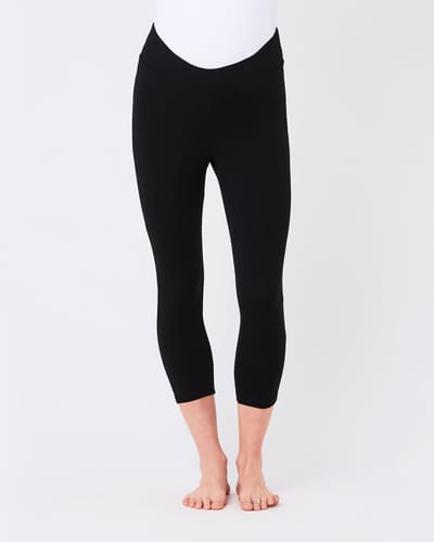 Ripe Maternity Basic 3/4 Legging Black