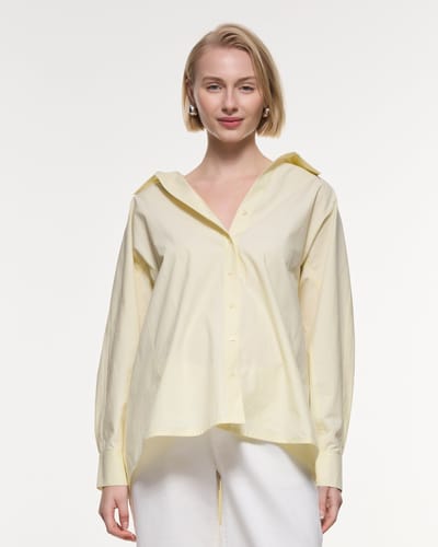 Soon Maternity Ella Back Tie Cotton Shirt