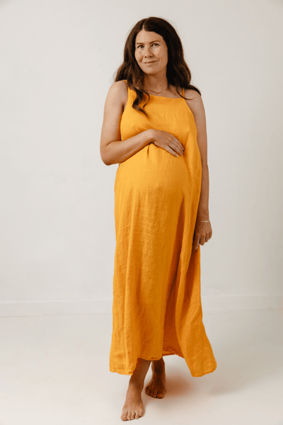 Desmond & Dempsey Square Neck Dress