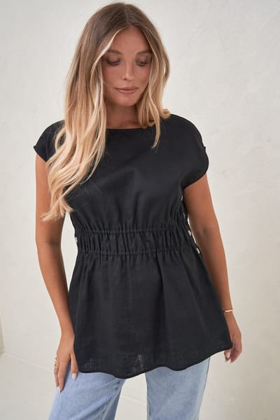 Bae the Label Timeless Button-Side Top