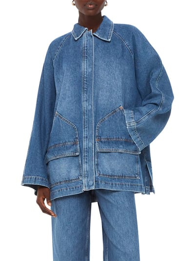 Whistles Flare Sleeve Denim Jacket