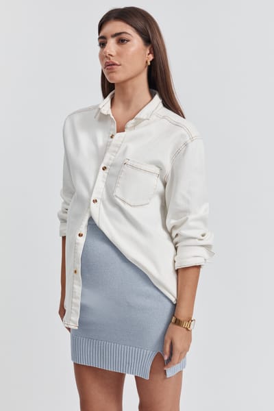 LÉGOE HERITAGE Knit Mini with Split - FINAL SALE